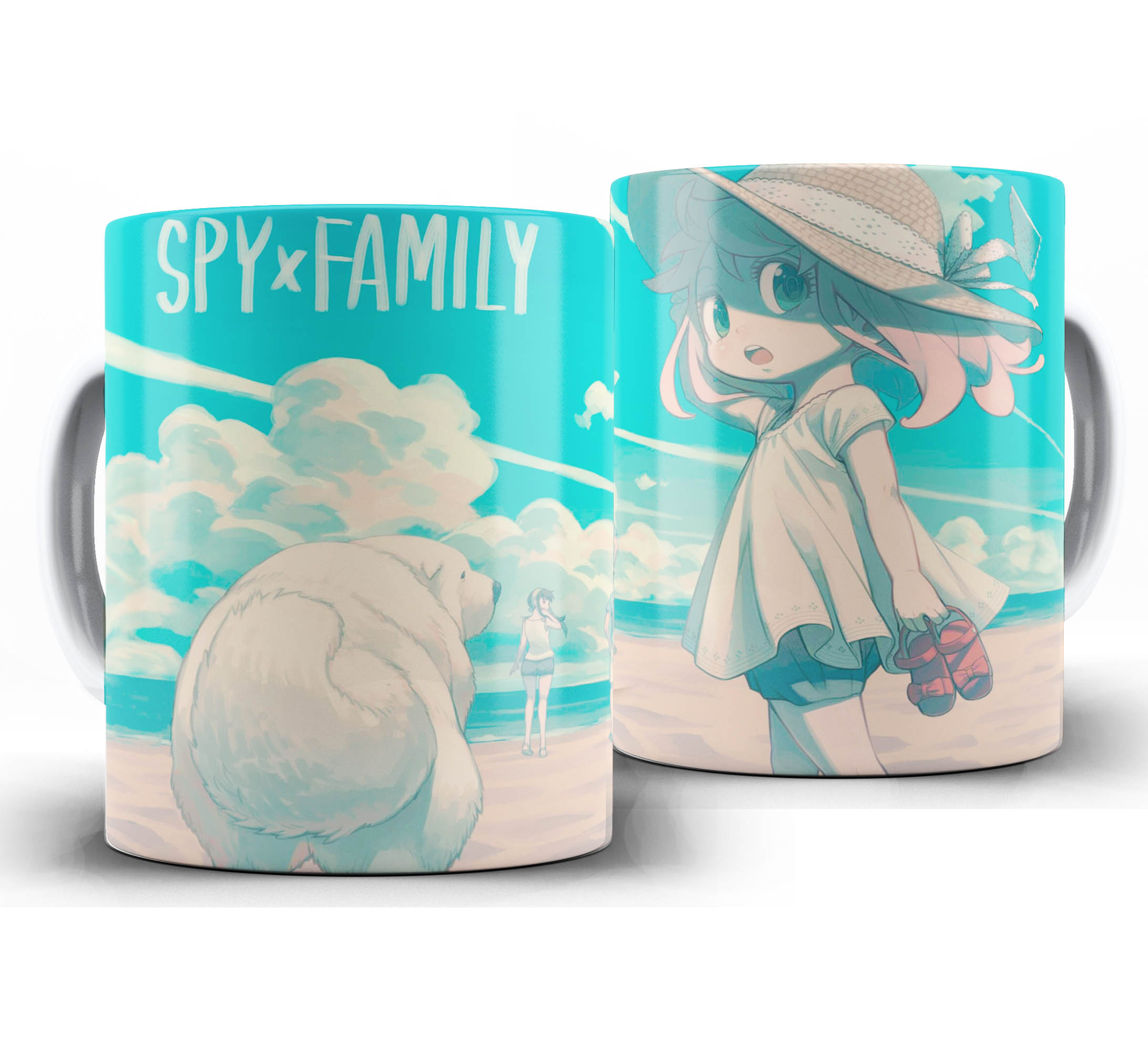Caneca Anime - Spy X Family W07 - Anya e Bond